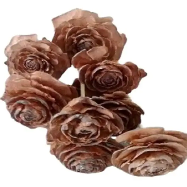 Alta Qualidade Por Atacado Natural Seco Cedro Rosa para Potpourri DIY Decor Flor Seco Rosas De Cedro Exóticas