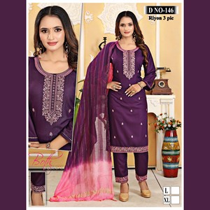 En çok satan yeni hint ve pakistan şık ağır nakış uzun 3 parça <span class=keywords><strong>KURTI</strong></span> kadınlar için <span class=keywords><strong>SET</strong></span> elbise 2024 - Product Image 3