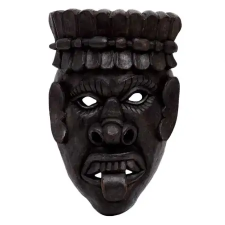 Handmade Decorative Black Wooden African Face Wall Hanging Looking Fantastic on Wall of living room Bed room for Home Decor