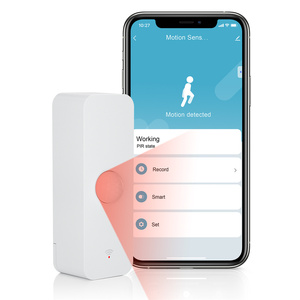 Detector de movimiento de alarma inteligente con función de compartir en familia y sensor de movimiento de vibración inalámbrico para uso personal - Product Image 1