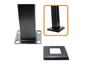 304 paslanmaz çelik cam sütun ayna lightclip hiçbir sondaj yüzme havuzu klip balkon korkuluğu küpeşte baz - Product Image 4