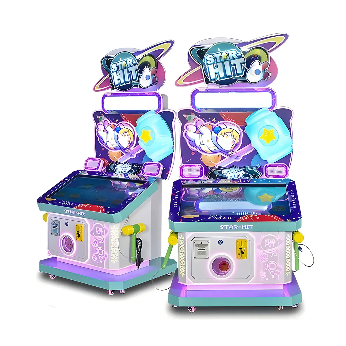 Penjualan terlaris koin Arcade dioperasikan anak-anak penebusan mesin permainan bintang Hit Hammer memukul permainan untuk dijual