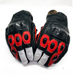 New Motorbike Racing <strong>Gloves</strong> Oem Customized Leather <strong>Gloves</strong> Waterproof Palm Protection Winter Summer Breathable Motor Bike <strong>Gloves</strong> - Product Image 1