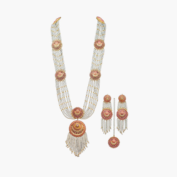 Bridal Rani Haar Set Gold Plated 