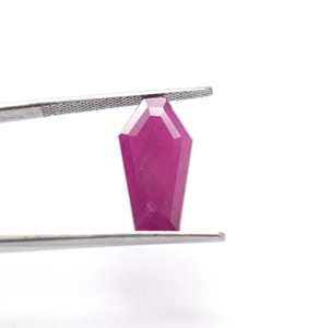 Natural Pinkish Red <strong>Ruby</strong> with Coffin Cut Gemstone Coffin Fancy <strong>Shape</strong> Faceted <strong>Ruby</strong> <strong>Gem</strong> 9.65 Cts Loose Gemstone for Jewelry Making