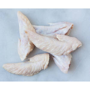 Toplu kutuda organik dondurulmuş tavuk kanat ucu 10kg-10X1kg tavuk kanat ucu