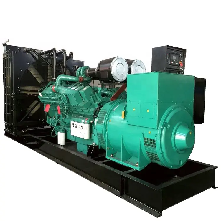 Shx Iso9001 Industriële 1000kw 1250kva Open Type Diesel Generator Set Voor Perkins/Cummins/Doosan Motor
