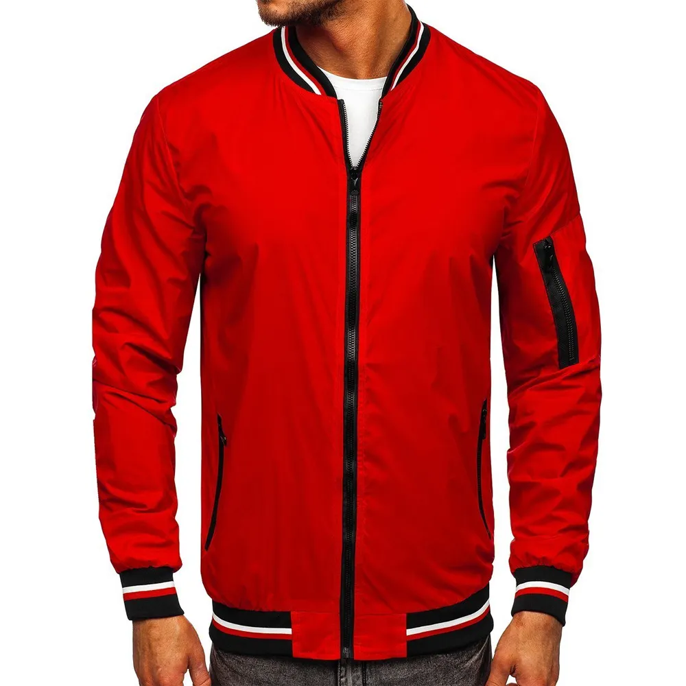 Prezzo di fabbrica Casual Slim Fit Bomber giacca da Baseball i più venduti Bomber da uomo personalizzati per abbigliamento invernale