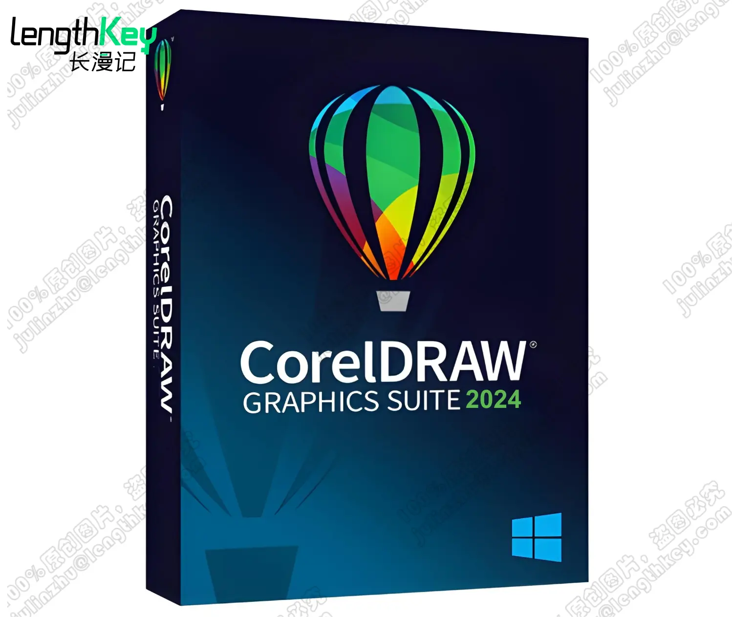 Software de desenho e desenho de vectores CorelDRAW Graphics Suite 2024 Online 24 horas por dia, instalação simples, garantia pós-venda