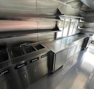 Ticari Catering mobil Fast Food römork sokak yemeği kamyon sepeti restoran ekipmanları gıda satış arabası
