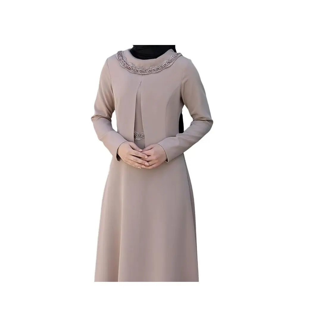 2024 नई शैली मुस्लिम महिला अबाया इस्लामी महिलाओं की पोशाक नई शैली मुस्लिम अबाया सभी आकार और रंगों के साथ उपलब्ध OEM ODM