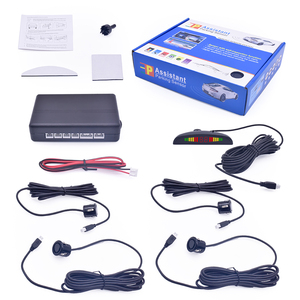 SZDALOS DLS-068 12V 4 <strong>Sensor</strong> Car Parking <strong>Reverse</strong> Backup Radar <strong>System</strong> with <strong>LCD</strong> Display - Product Image 1