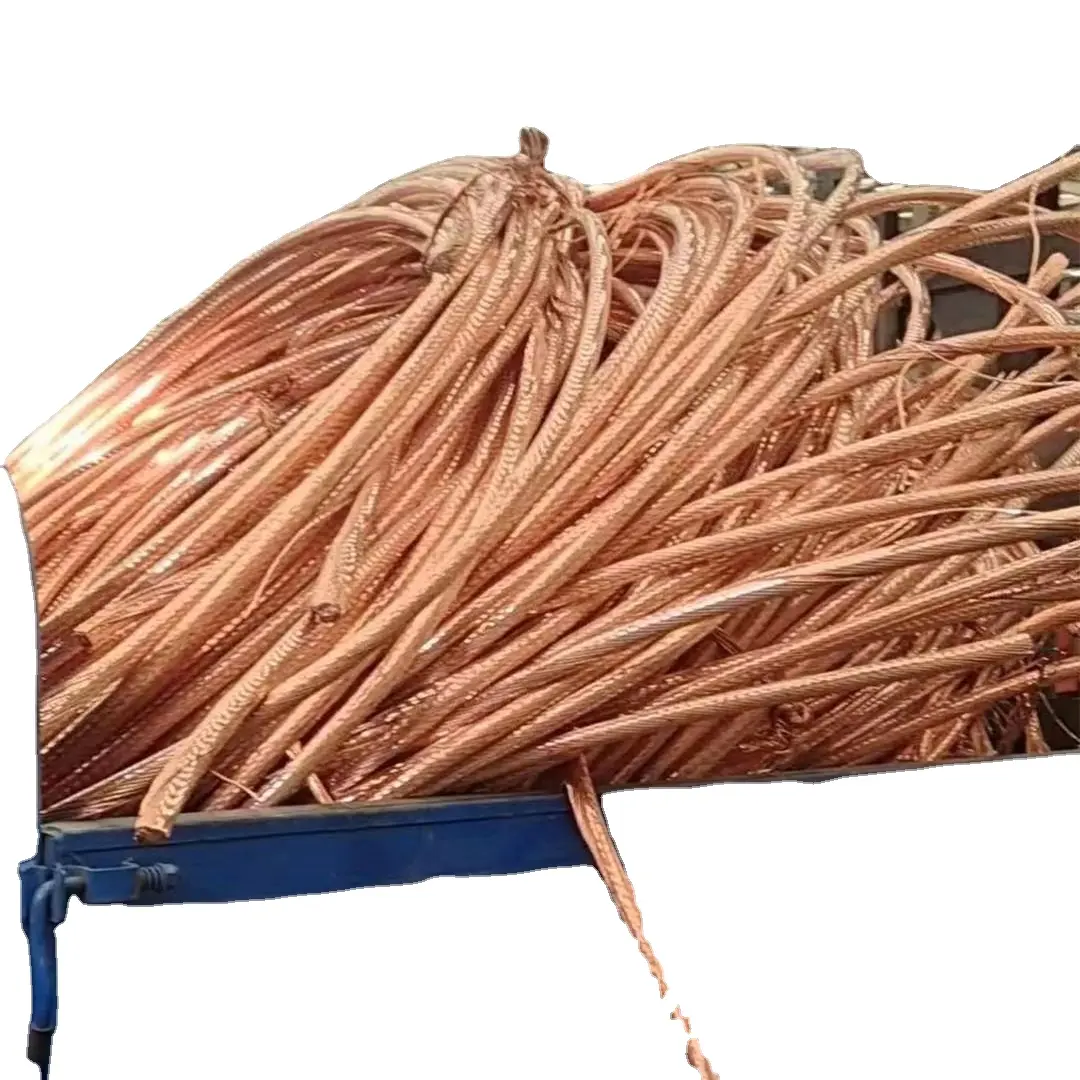 Chatarra de alambre de cobre/99.9% chatarra de alambre de cobre/Con chatarra de metal de alambre de cobre certificada