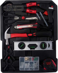 799件工具箱铝拉杆箱工具套装银屋手持修理手动工具套装工具箱组合储物箱 - Product Image 4