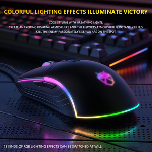 Spezielle mechanische 3D-Spielmaus für ESports Wired Macro Programming Silent für Office Shooting Game Mouse