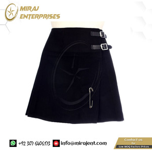 Satılık geleneksel Tartan özel Logo yüksek kalite gri Tartan Kilt gri Tartan Kilt Unisex - Product Image 2