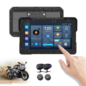 Portable Moto Screen 7 Inch <strong>Android</strong> 14 Carplay 4G <strong>WiFi</strong> Navigation <strong>Android</strong> Auto Universal Motorcycle <strong>GPS</strong> Systems - Product Image 1