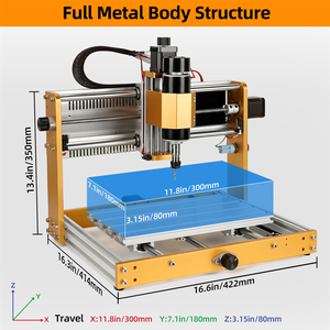 CNC Plus 3018 Pro Max V2.0 500 Вт Настольный деревянный CNC маршрутизатор гравер Off-line панель поддерживает 5,5 Вт 10 Вт лазер для MDF бумажная кожа - Product Image 6