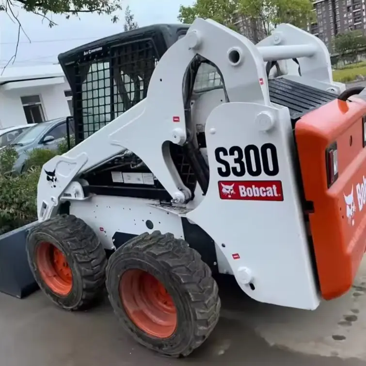 Used Skid Steer Track Loader 60Kw Power Style Export Good Core Components Condition Wheel S300 Bobcat Mini Track Skid Steer