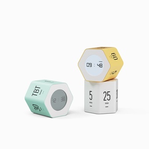 MOOAS Multi-Hexagon <strong>Clock</strong> Cube, Digital <strong>Clock</strong>, Pomodoro <strong>Timer</strong>, Backlit Display 12/24H <strong>Count</strong> up &amp; Countdown, Flip <strong>Timer</strong> - Product Image 3
