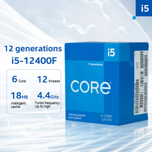Nuevo Intel I5 12400F Six Core 12 Thread CPU Computer <span class=keywords><strong>Processor</strong></span> Computadora X99 Motherboard <span class=keywords><strong>Processor</strong></span> I9 I7 I5 Intel CPU Tray - Product Image 2