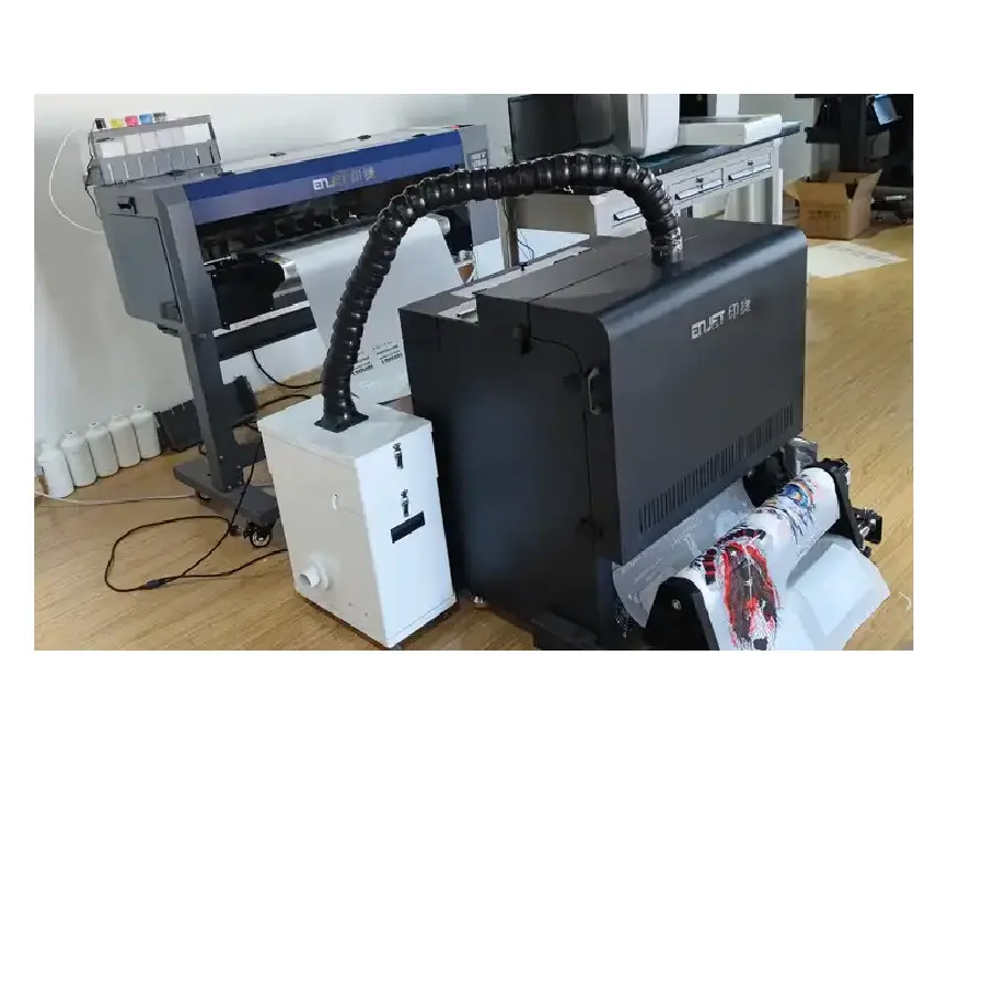 Novo conjunto de impressora jato de tinta dtf, máquina de transferência de calor para impressão de camisetas, 60 cm, pronto para envio, à venda