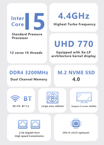 Customize Mini Industrial Control <strong>Computer</strong> Host Mini Pc <strong>X86</strong> Intel <strong>Embedded</strong> Fanless CPU I3/i5/i7 8GB /128GB Industrial Mini PC - Product Image 2