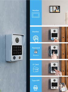 Sistema de intercomunicación de vídeo inteligente Anjielo, pantalla de 4 cables de 7 pulgadas con visión nocturna y transmisión de largo alcance para apartamento en casa - Product Image 3