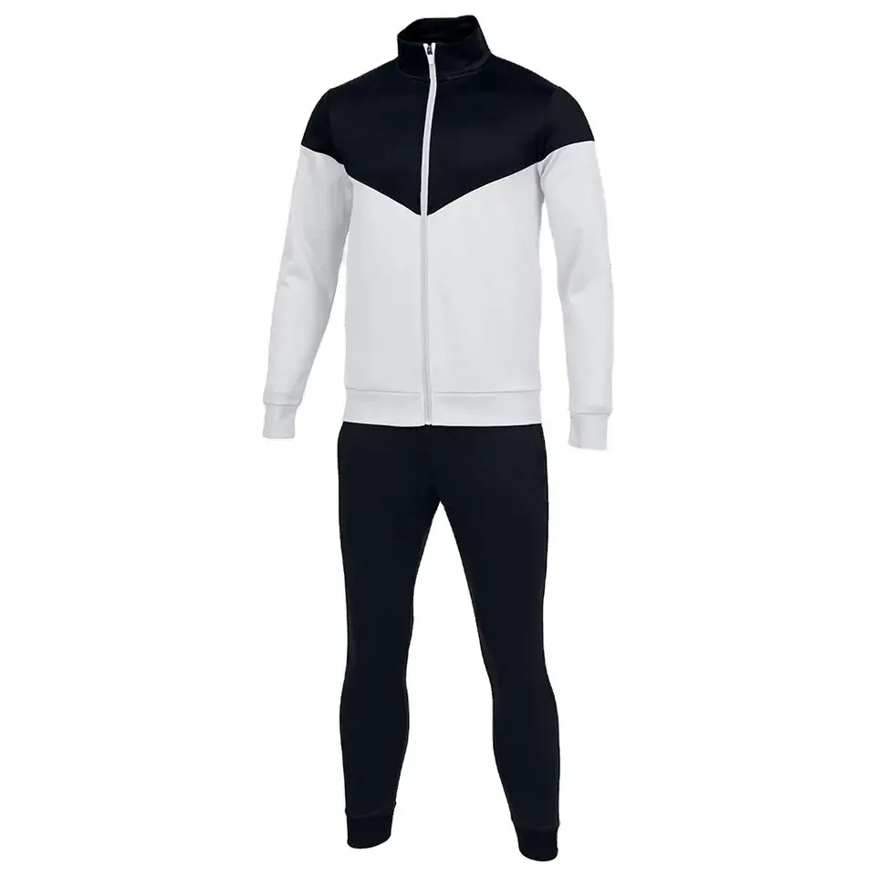 Slim Fitness Custom Fashion Men Tracksuits Treinamento de Alta Qualidade e Jogging Wear 100% Algodão Zipper Latest Design Man Sweat Suit