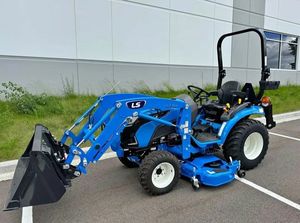 LS 55HP割草机拖拉机，带前装载机和反铲无绳2冲程级，适用于美国/欧洲/波兰、挪威/丹麦