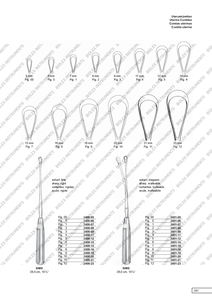 Alman kalite paslanmaz çelik Kevorkian-younge <span class=keywords><strong>Endocervical</strong></span> Sims Curettes jinekoloji aletleri farklı boyutları - Product Image 3