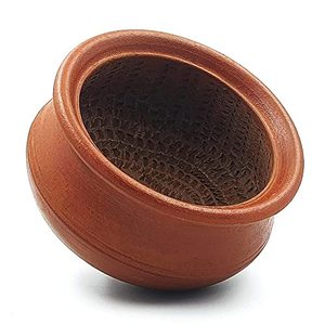 Ispanak (kekechetti) Mashing için 1.5 litre küçük kil el sanatları Pot - Product Image 4