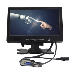 Mini Monitor VGA de pantalla táctil USB resistivo retroiluminado TFT LCD de 8 pulgadas para restaurante - Product Image 2