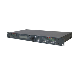 Procesador de altavoz Digital Crossover, dispositivo de Audio profesional de 4 entradas y 8 salidas con interfaz XLR