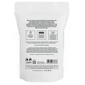 プライベートラベル3lb Therapeutic Foot Soakリフレッシュリラックスフォーミュラ米国から疲れた足ホワイトレーベルバスソルトサービス