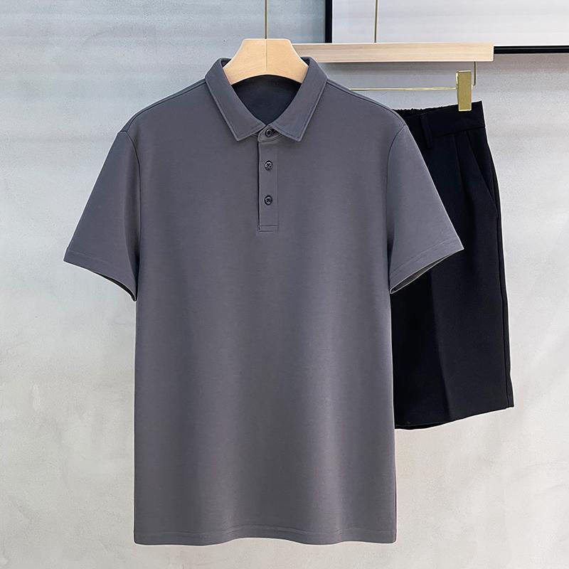 Dark gray 2385 short-sleeved POLO shirt