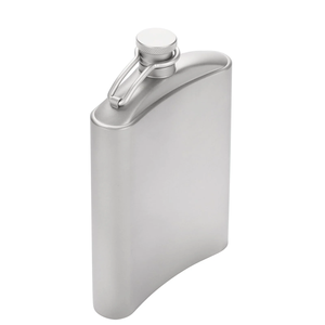 לוגו מותאם אישית 1 עוז 2 עוז 3 עוז 5 עוז 6 עוז 7 עוז כסף ציפוי מתכת טיטניום נירוסטה עבור קרן ג 'יימי משגר - Product Image 3