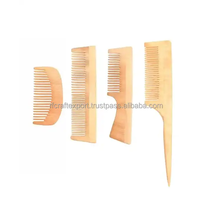 Luxury Wood Comb For Hair Styling Tools At Reasonable Price Unique Design Wooden Comb For Beard & Hair care by RF Crafts