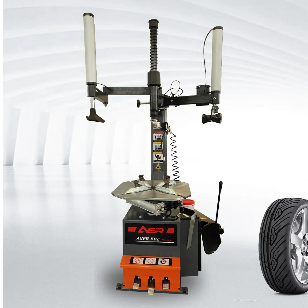 Бесконтактный полностью автоматический автомобильный шиномонтажный станок, оборудование для замены шин, автосервисный ремонтный станок с двойным вспомогательным рычажом