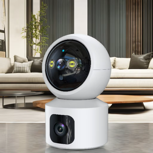 Nueva cámara de seguridad WiFi para el hogar inteligente Tuya, doble lente, cámara interior de 360 grados, función de Audio bidireccional, cámara de bebé de dos vías, nuevo - Product Image 5