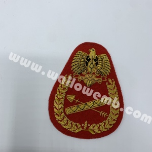 2024 Top Rated South Sudan Major <strong>General</strong> Beret Badge Premium Embroidered Sew-On Insignia in Bullion Wire for Uniforms