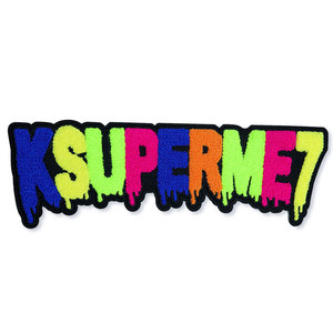 Biểu tượng tùy chỉnh thêu sắt-on khâu trên vá cá nhân bàn chải Chenille Terry thêu vá phụ kiện may mặc - Product Image 5