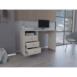 Nemocon 3-Drawer <strong>Computer</strong> Desk with 1-Open Storage Shelf <strong>for</strong> Office Use