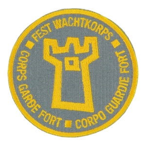 Ubora Cho Pháo Đài Kỹ Sư Fest wachtkorps Thêu Hình Thành Cánh Tay Huy Hiệu Máy Thêu Nylon/Polyester Chất Liệu Cao - Product Image 1