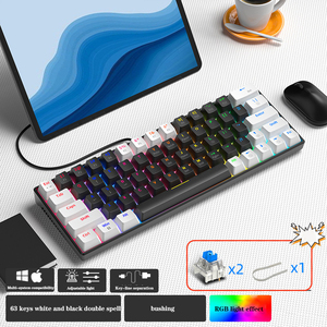 60% Wire Ergonomic Mechan <strong>Computer</strong> Switch Switches Usb Custom Backlit Mechanical Backlight Mini Rgb Gaming <strong>Keyboard</strong> - Product Image 3