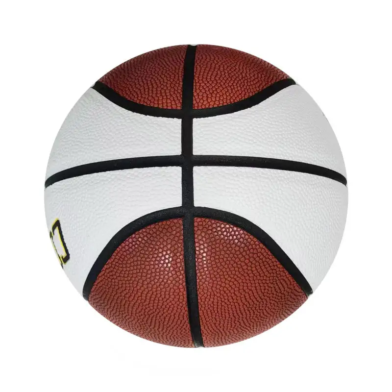 Hochkautschuk-Basketball Großhandel günstiger Preis individuelles Logo Werbung Kinder-Spielball Basketball