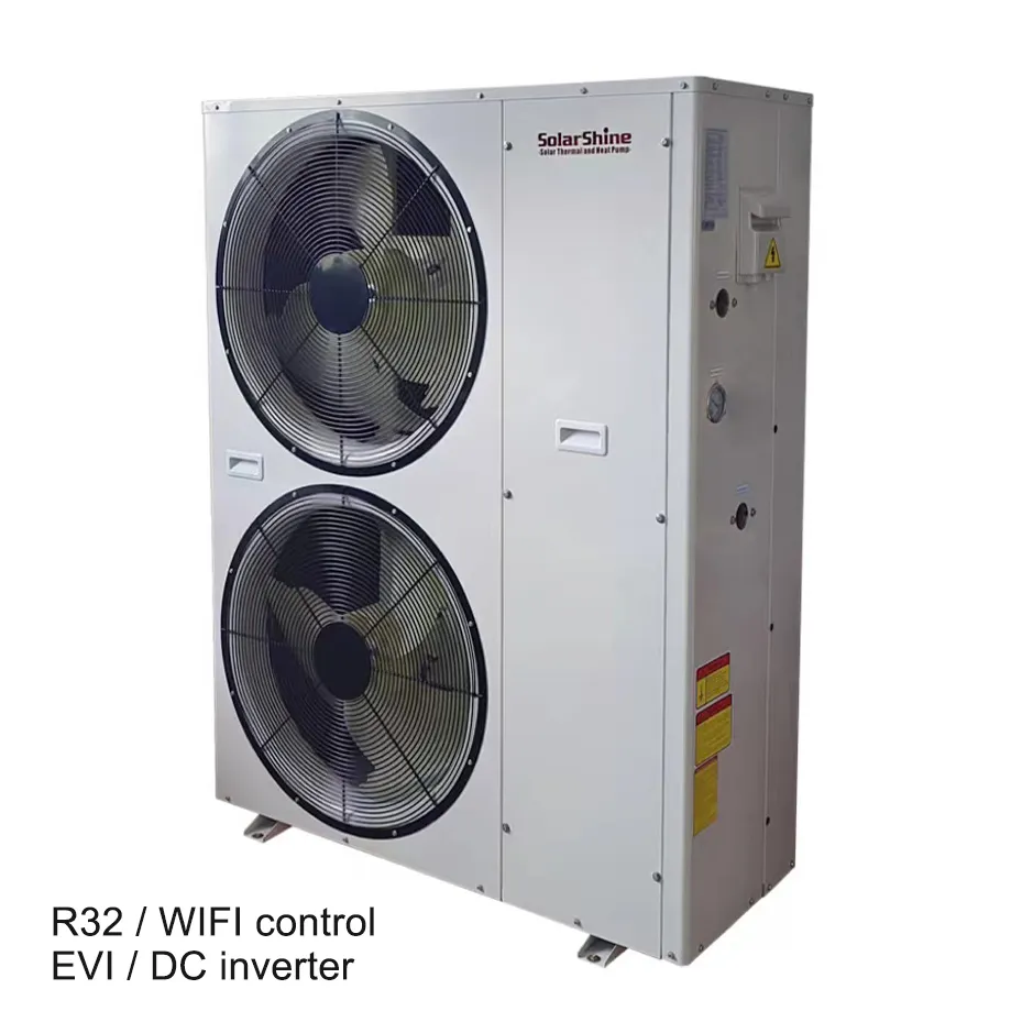 مضخات حرارية الكل في واحد مع واي فاي ذكي ، مضخة تسخين من الهواء إلى الماء للتدفئة في المنزل 10 كيلو وات نوع R32 ErP A