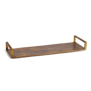 金属托盘优雅耐用的家居装饰用品功能性圆形设计的金属光滑 - Product Image 6