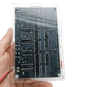 Kit orologio fai da te DC4.5V-5.5V a 6 cifre Display automatico del tempo fai da te sveglia Kit di allenamento per studenti e diyer