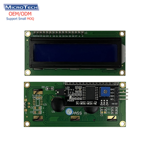 Ustomized-pantalla LCD azul de 1602 ST16 16*2 Cblue 5V, módulo con placa adaptadora, interfaz - Product Image 4